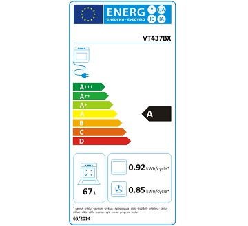 Mora VT 437 BX spotřeba energie